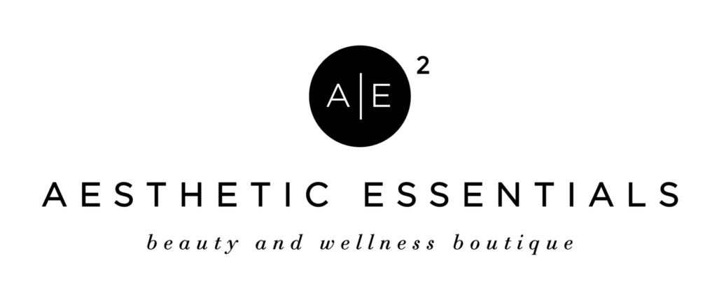 aesthetic essentials black wordmark